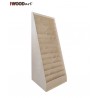Card display stand with 13 shelves