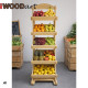 Product Display Stand with 4 Shelves OSB