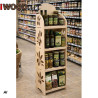 Product Olive Display Stand with Shelves