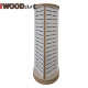 Turning stand perforated for hooks strait