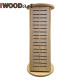Turning stand perforated for hooks strait