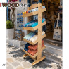 Professional Single-Sided Display Stand – Oak