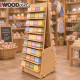 Display Stand with 18 Shelves 129 Χ 48 Χ 51 cm