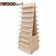 Display Stand with 18 Shelves 129 Χ 48 Χ 51 cm