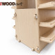 Display Stand with 18 Shelves 129 Χ 48 Χ 51 cm
